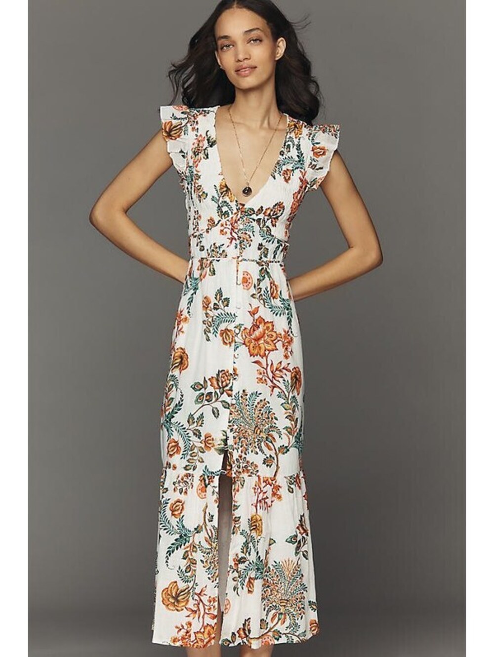 New Anthropologie Peregrine Midi Dress Size Xs